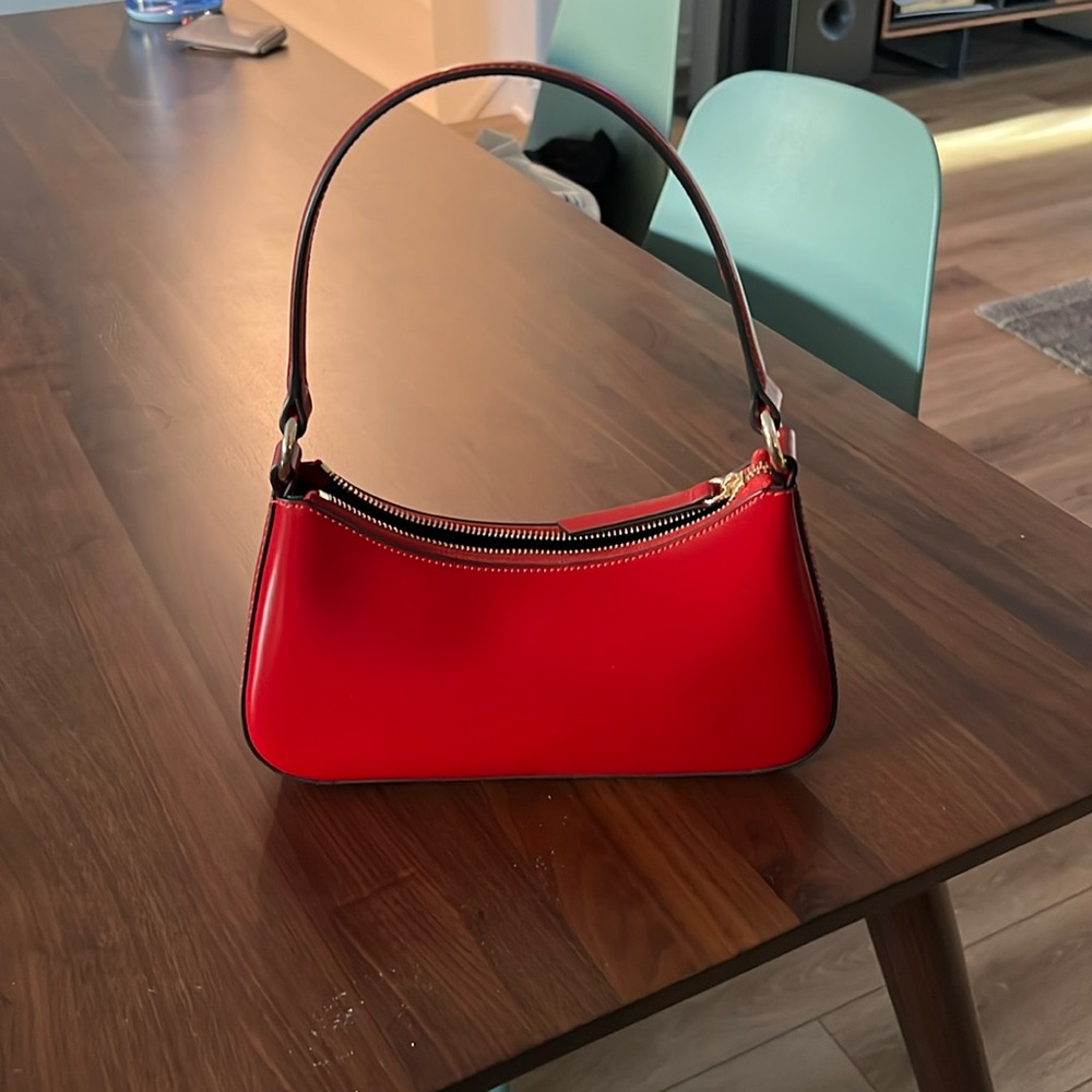 Gorgeous Hyer Goods Luxe Mini Shoulder Bag, Red